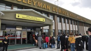 Aralık ayında SDÜ havalimanında 7 bin 659 yolcuya hizmet verildi