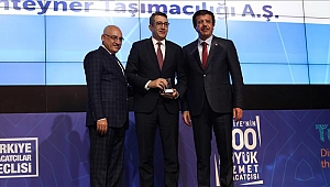 Arkas Line'a "Hizmet İhracatçısı" Ödülü