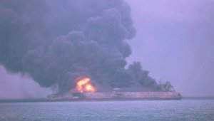 Çin'deki tanker kazasında 1 cesede ulaşıldı