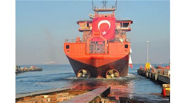 Danimarka'ya, Yalova'dan açık deniz destek gemisi