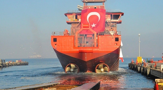 Danimarka'ya Yalova'dan açık deniz destek gemisi