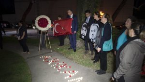 Ermeni teröristlerin şehit ettiği Türk diplomatlar Los Angeles'ta anıldı