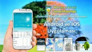 Meteorolojik veriler artık mobil uygulamada