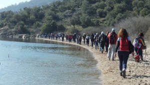 Sökeli doğaseverler Bafa Gölü ve Latmos'un keyfini çıkardı