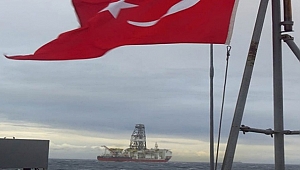 TPAO'nun sondaj gemisi, savaş gemileri eşliğinde geldi