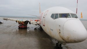 Trabzon'da pistten çıkan uçak hurdaya ayrılacak