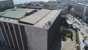 AKM'de yıkım başladı, çalışmalar havadan görüntülendi