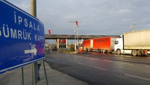 İpsala Gümrük Kapısı'nda tır kuyruğu