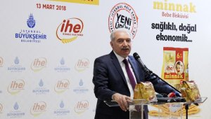 İstanbul Halk Ekmek'in yeni ürünü "Minnak" bebe bisküvisi