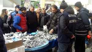 Tekirdağ'da balık boyu kontroleri