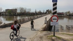 Edirne'de Tunca Nehri yatağına döndü