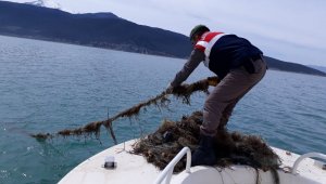 Eğirdir Gölünde denetimler sürüyor