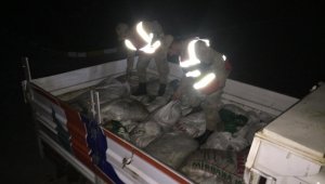 Muradiye'de 8,5 ton kaçak avlanmış inci kefali balığı ele geçirildi