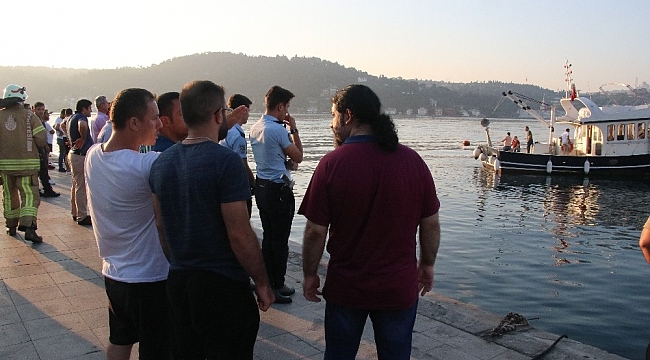 Bebek Sahili'nde denize giren bir kişi akıntıya kapıldı