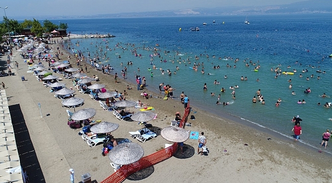 Kocaeli'nin plajları örnek olarak gösteriliyor