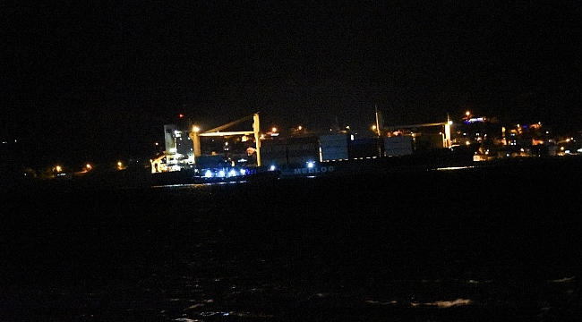 Çanakkale boğazında gemi arızalandı