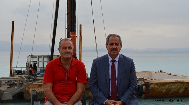 Adilcevaz'a tekne yanaşma iskelesi