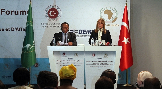 Bakan Pekcan: ''Bizim Afrika'ya bakışımız ortak kazanç, birlikte kalkınma ve birbirimizi tanıma merkezlidir''