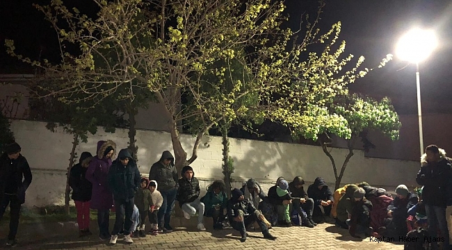 Çanakkale'de 143 mülteci yakalandı
