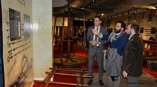 Leonardo Da Vinci icatları sergisi İzmir'de açıldı