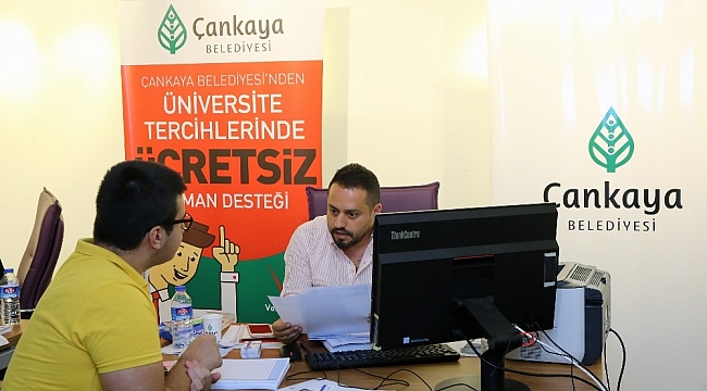 Çankaya'dan üniversite tercihlerinde ücretsiz hizmet