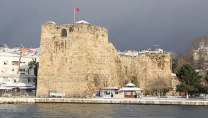 Beyaza bürünen Sinop'tan kartpostallık görüntüler