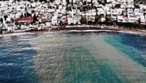 Bodrum'da fırtına ve dolu hayatı felç etti