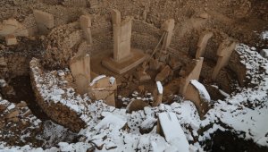 Göbeklitepe beyaza büründü