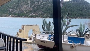 Marmaris'teki fırtınadan en çok Çiftlik Koyu zarar gördü