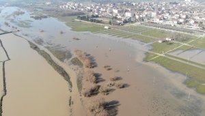 Ergene Nehri'nin debisi düşmeye başladı