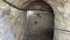 Anemas Zindanları'ndaki Bizans kalıntıları böyle görüntülendi