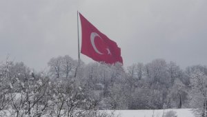 Samsun'da kartpostallık kar manzaraları