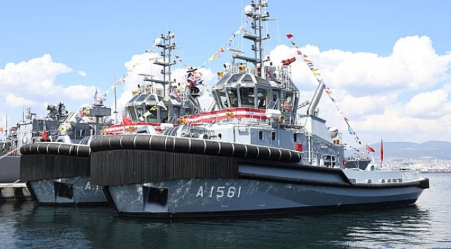 TCG Kızılırmak ve TCG Yeşilırmak römorkörleri törenle hizmete girdi.