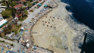 Deniz salyası bu kez Körfez'i tamamen kapladı