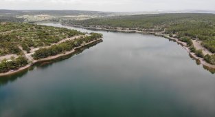 Haziran yağmurları Musaözü Göleti'ni canlandırdı