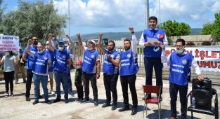 İşçilerden BAGFAŞ'a tam destek