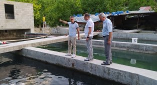 Alabalık üreticileri ile bir araya geldi!