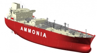 Hyundai Heavy, amonyak taşıyıcı gemi için prensite onay aldı!