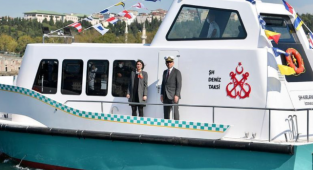 İstanbul'un milli deniz taksileri suya indirildi!