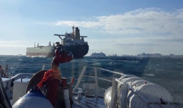 274 metrelik tanker Fenerbahçe önlerinde arızalandı!