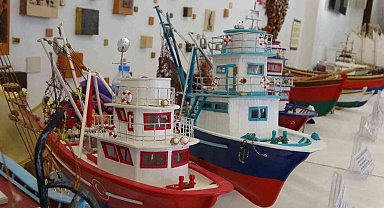 Minyatür gemiler görenleri şaşkına çevirdi