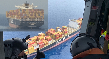 MSC'ye ait konteyner gemisinde patlama: 3 denizci yaralandı